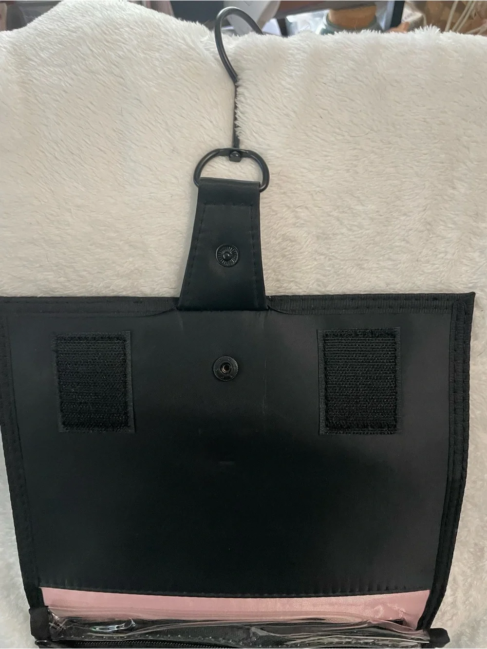 Mary Kay Black Fold-Over Cosmetic Pouch